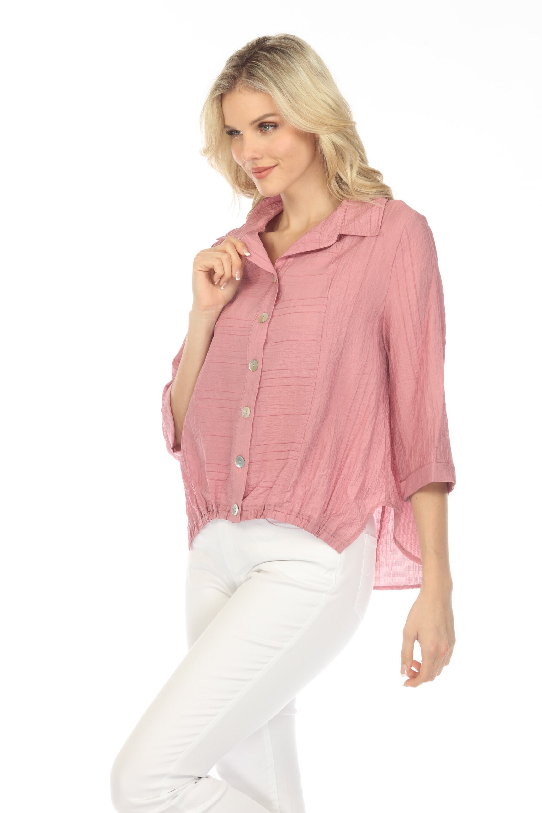 3/4 Sleeve Swing Blouse - CARINE