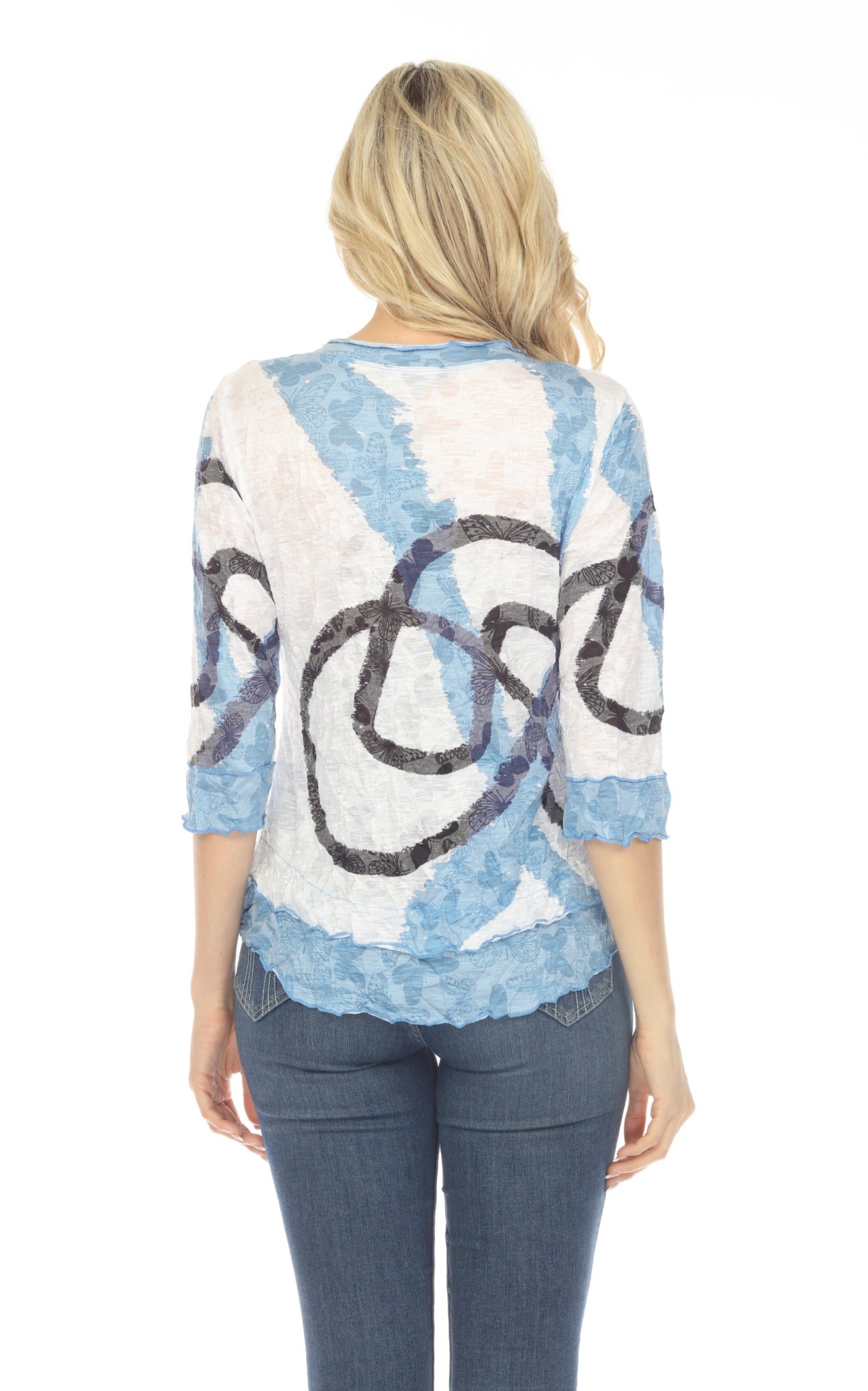 Jenny Top - Serene Strokes - CARINE
