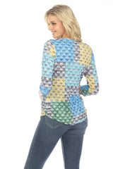 Round-Neck Top - Sundrop Dots - CARINE