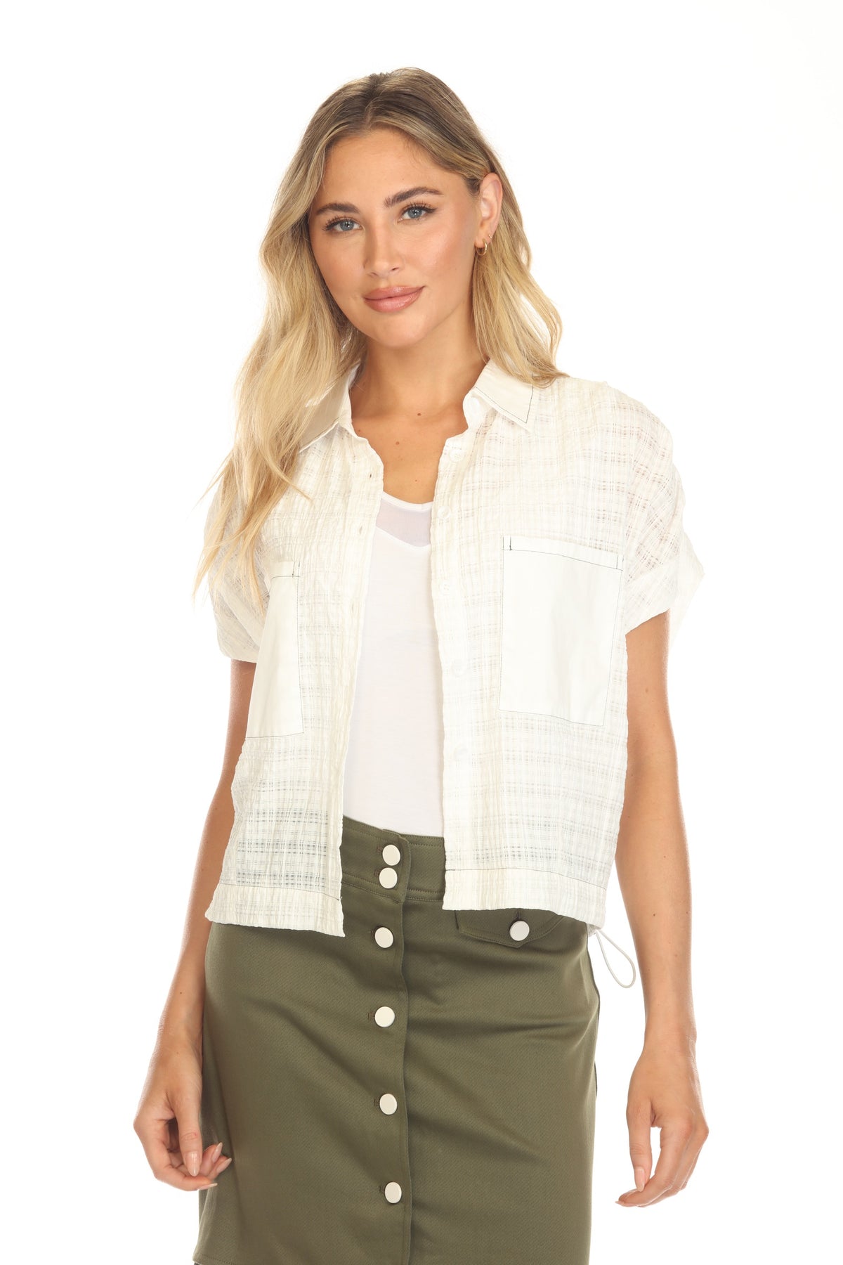 Breeze Contrast Utility Shirt - CARINE