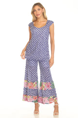 Crop Pant - Summer Garden - CARINE