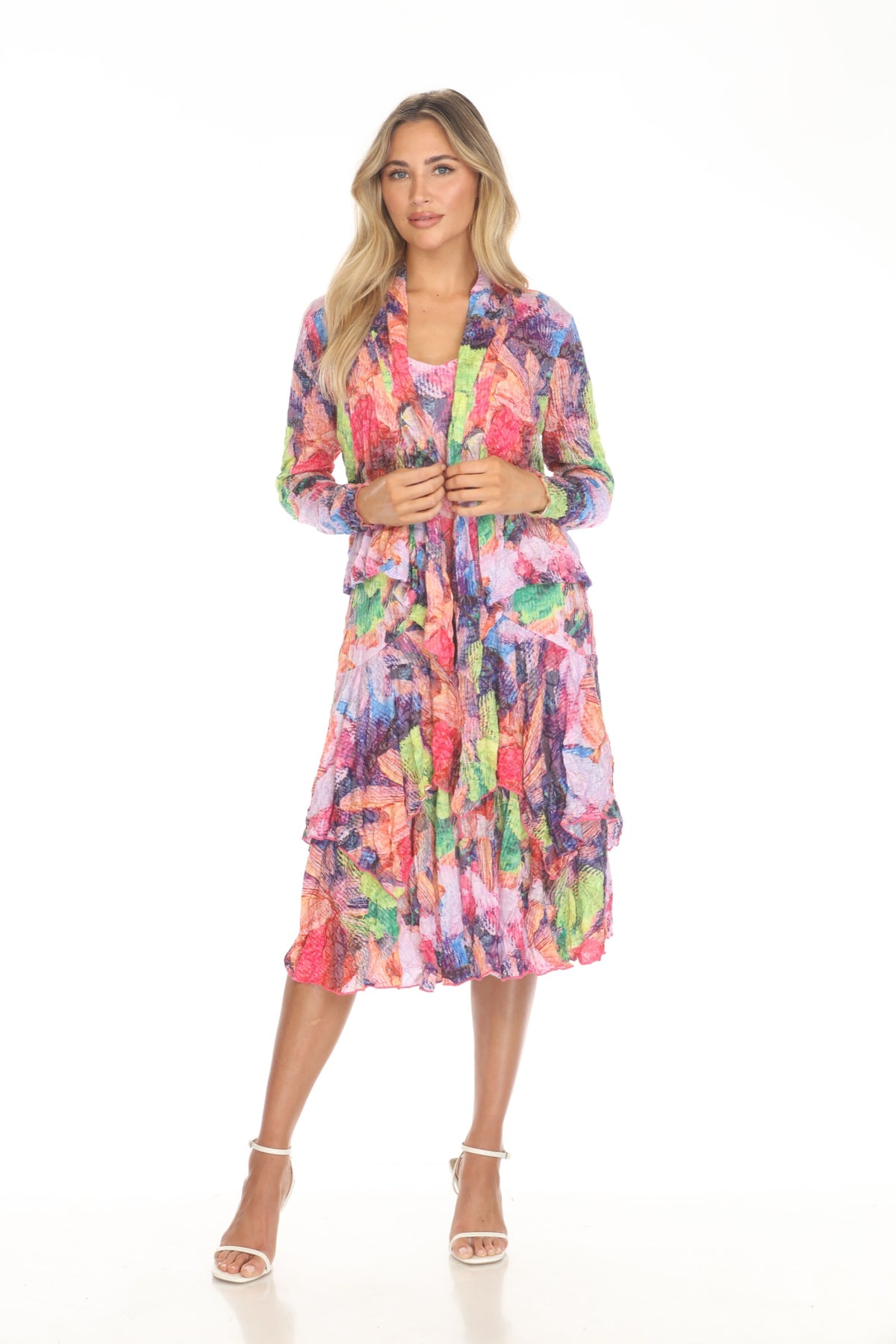 Paige Dress - Vivid Garden - CARINE