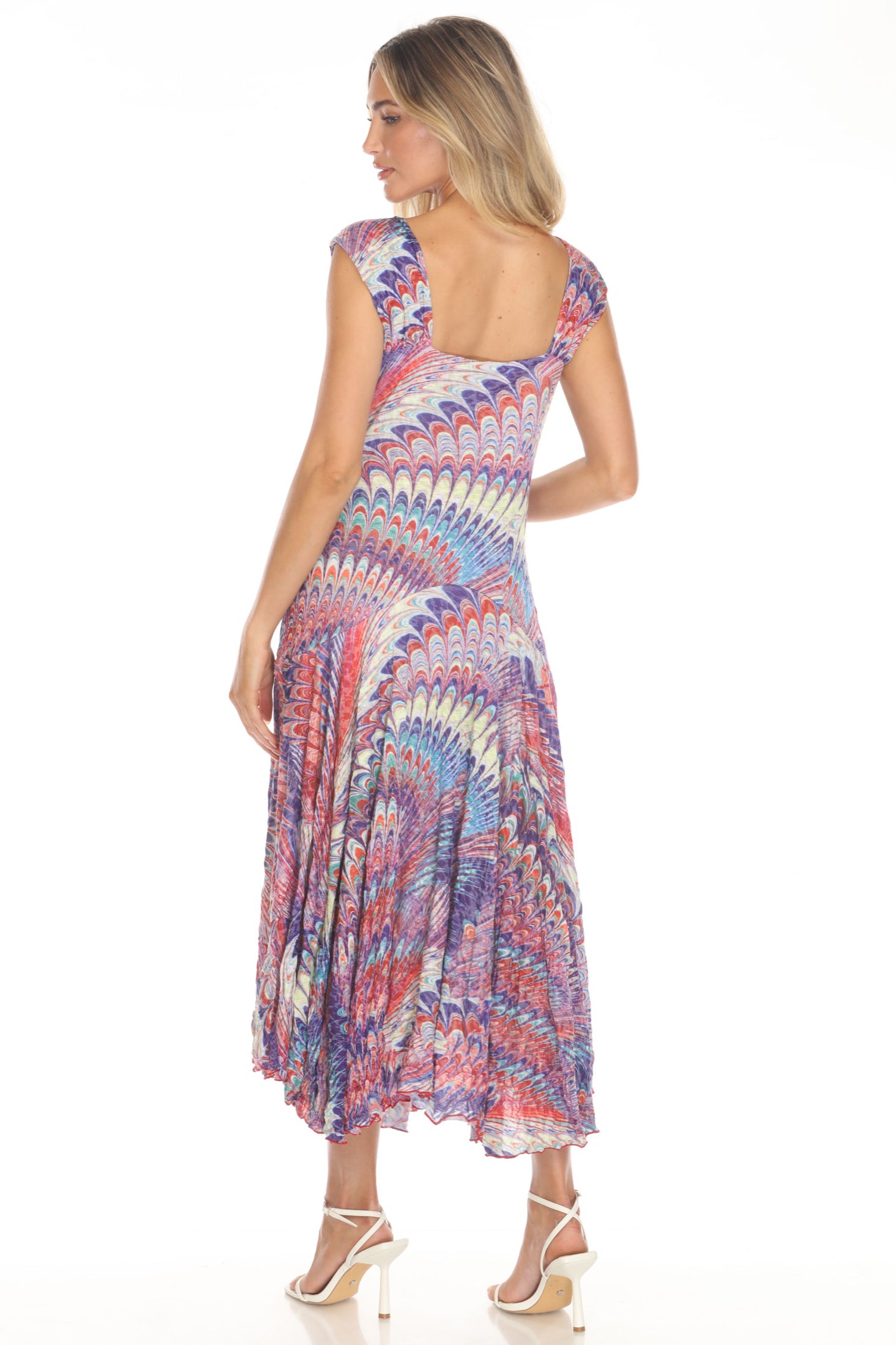 Priscilla Dress - Violet Burst - CARINE