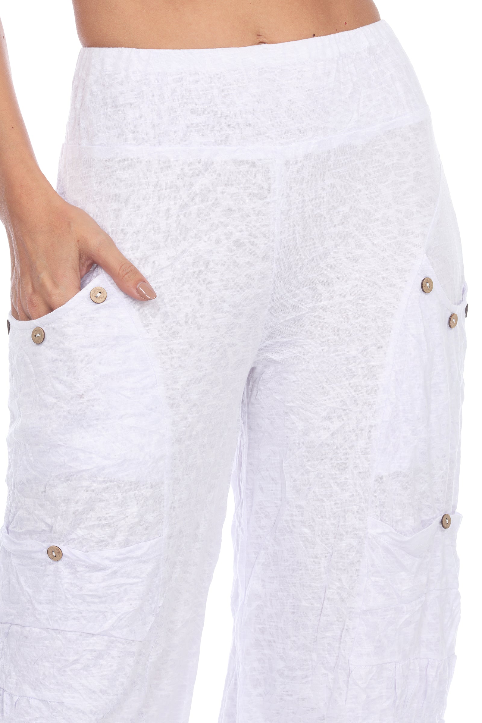Pocket Pant w/ Buttons - CARINE