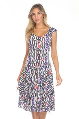 Paige Dress - Bold Fusion - CARINE