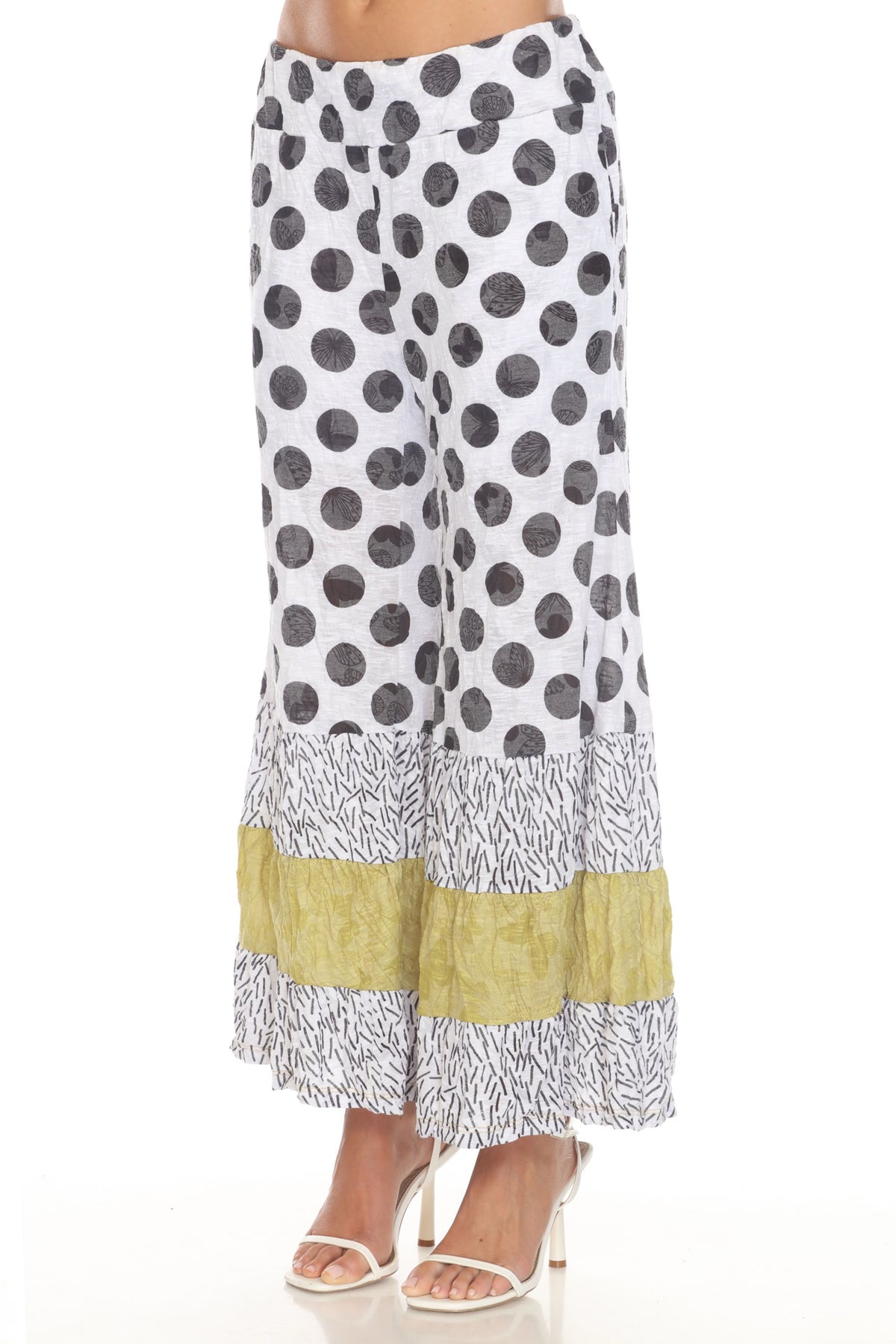 Crop Pant - Mixed Dots - CARINE