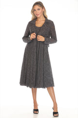 Textured Lace Duster Jacket - CARINE