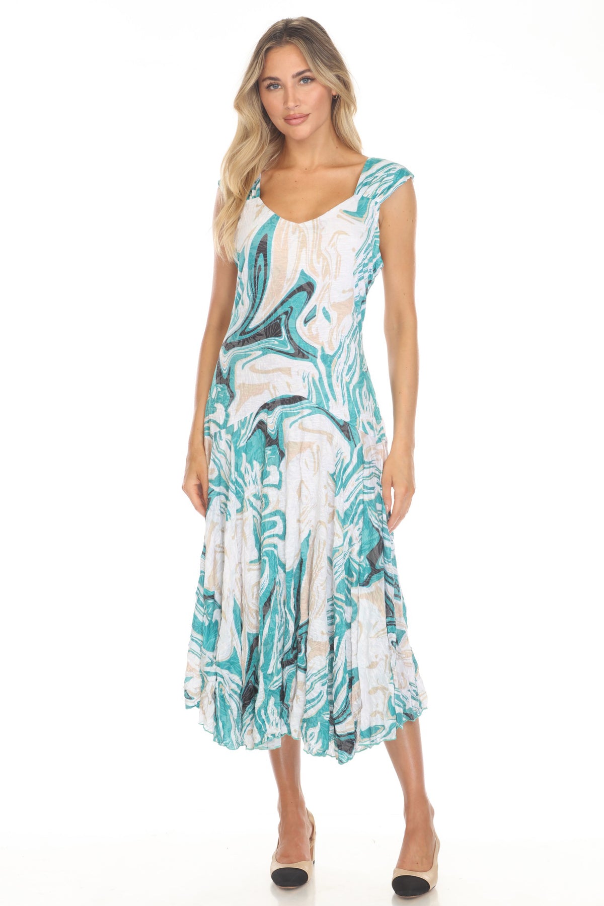 Priscilla Dress - Jade Stone - CARINE