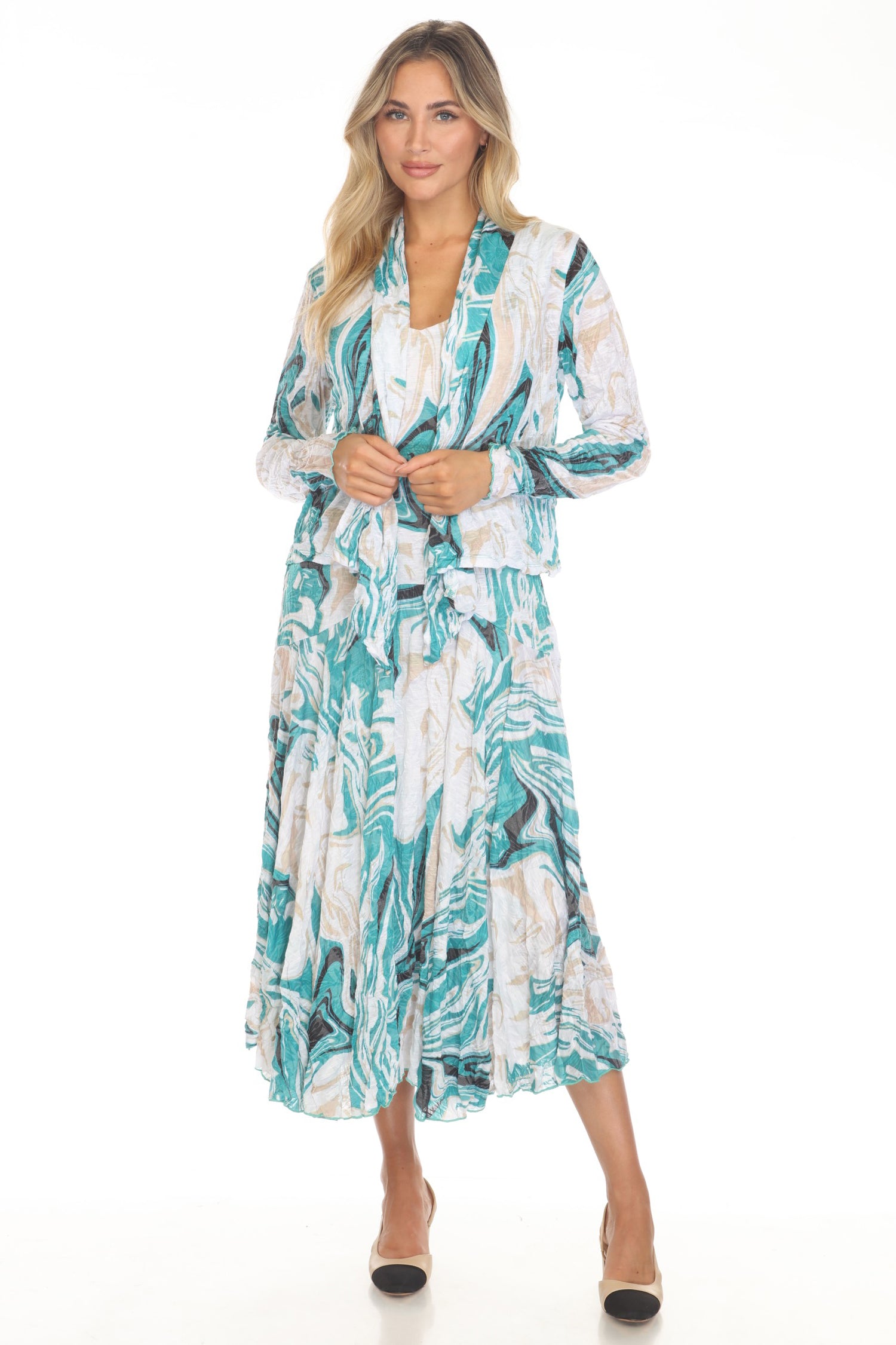 Priscilla Dress - Jade Stone - CARINE