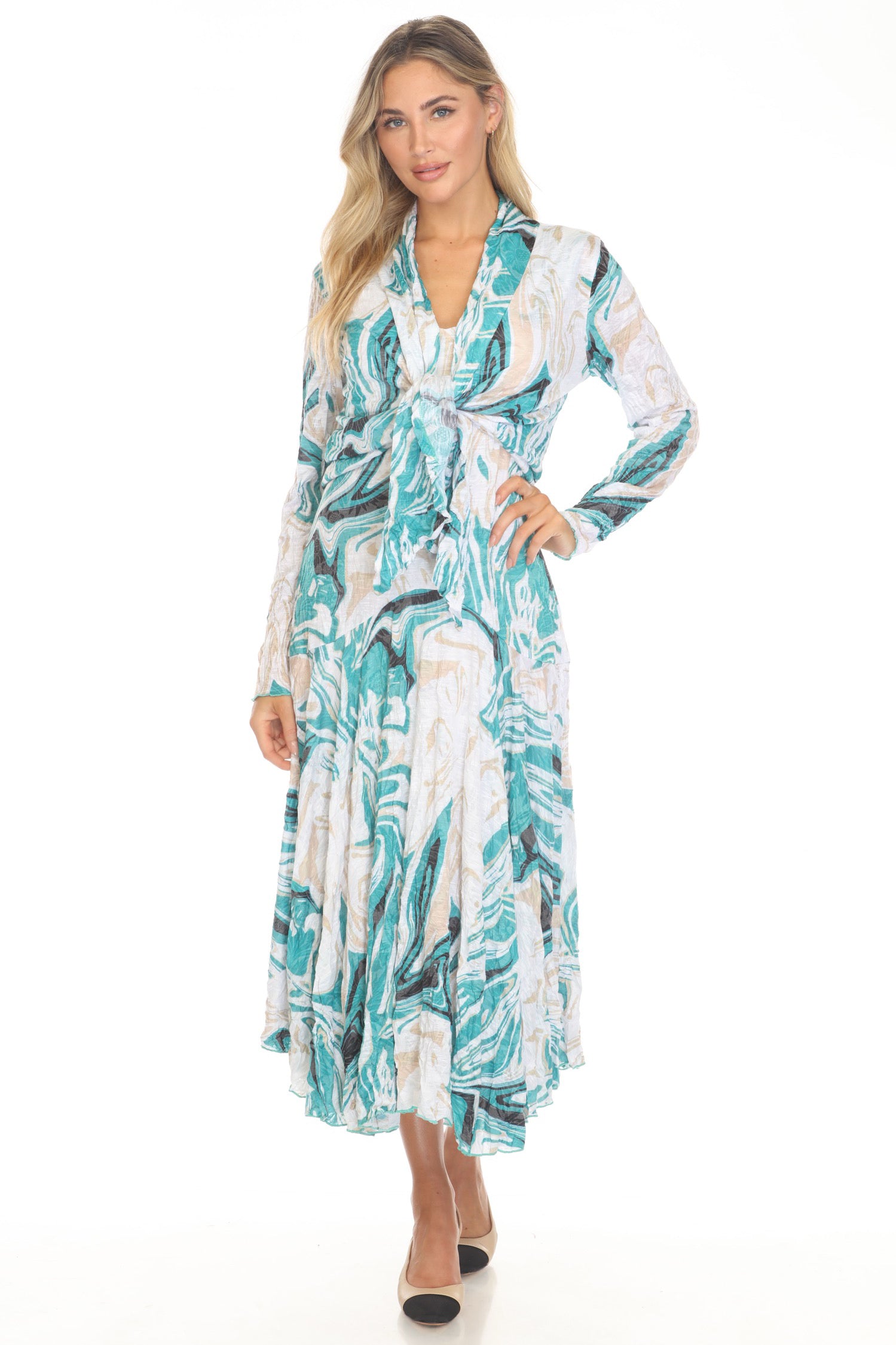 Priscilla Dress - Jade Stone - CARINE