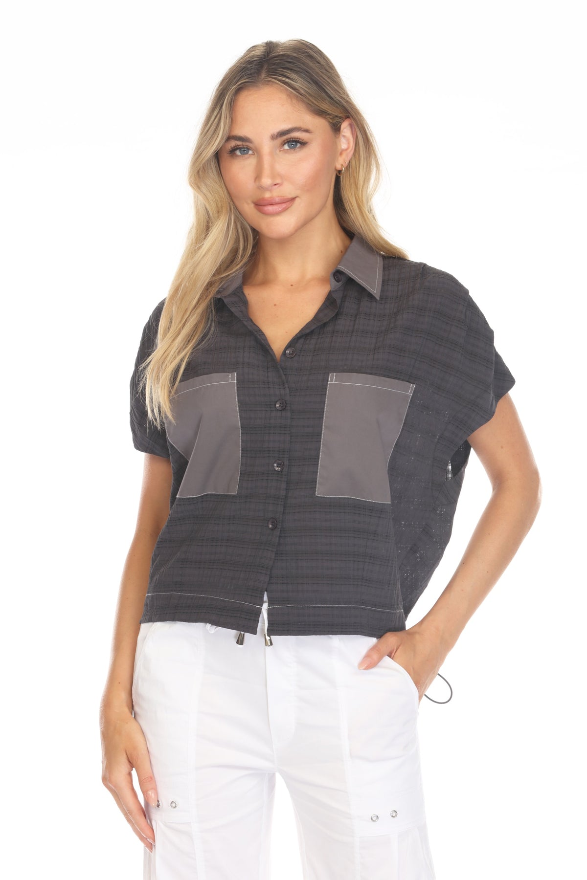 Breeze Contrast Utility Shirt - CARINE