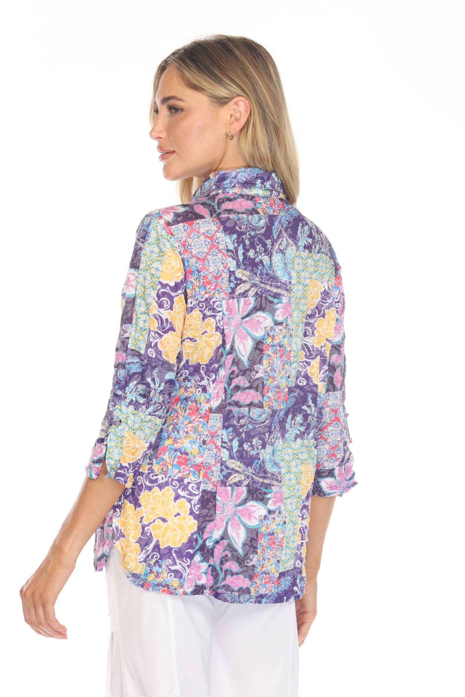 Sabrina Shirt - Orchid Bloom - CARINE