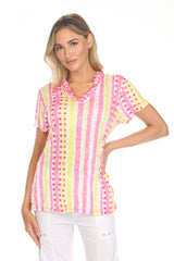 Nora Top - Lemonberry Dots - CARINE