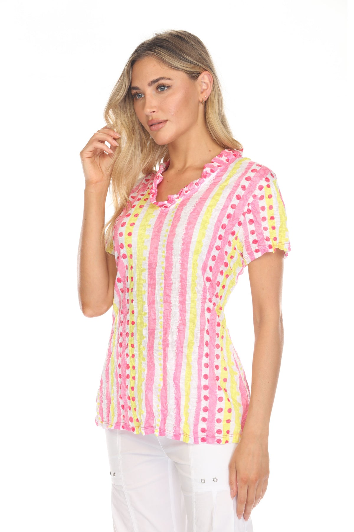Nora Top - Lemonberry Dots - CARINE