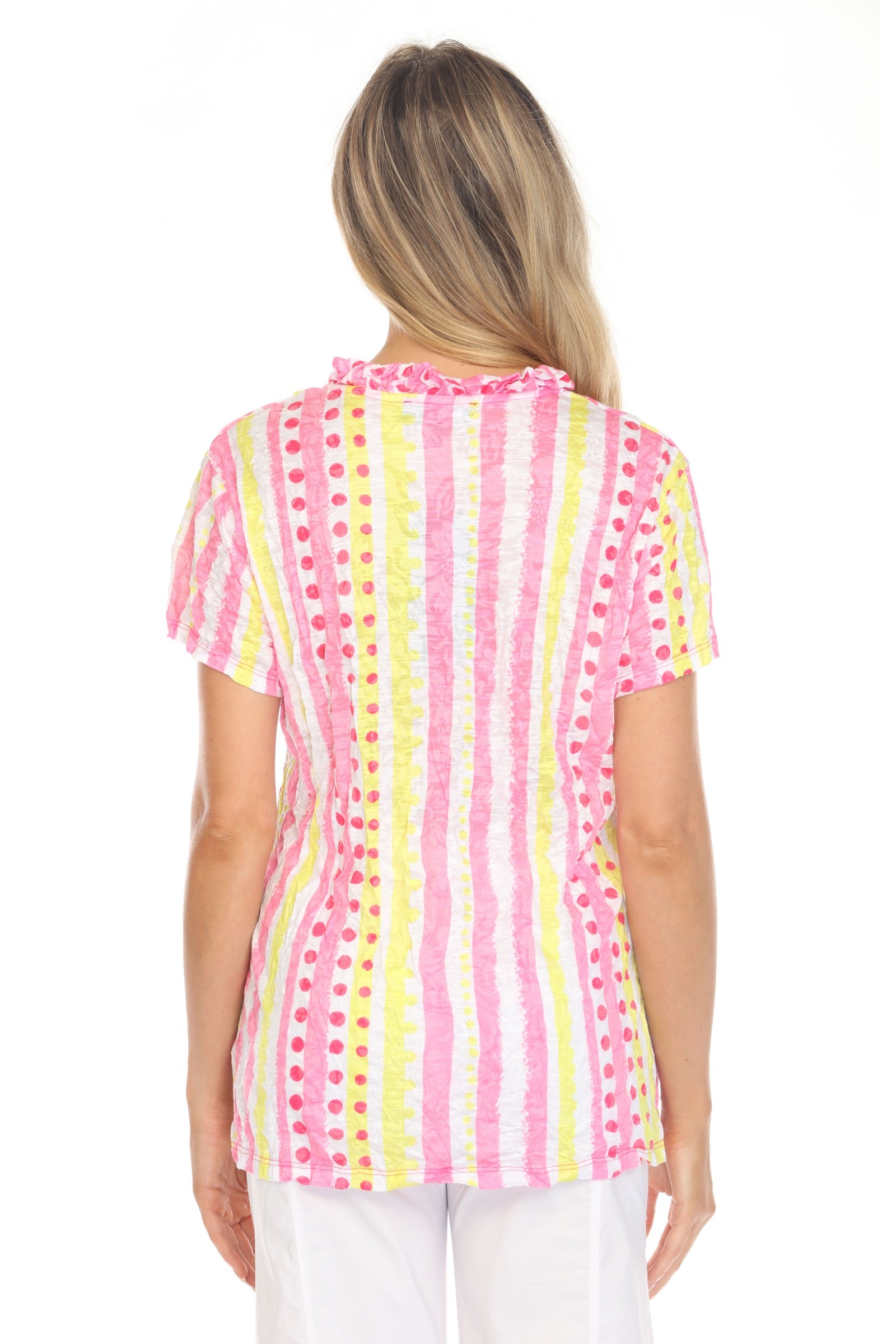 Nora Top - Lemonberry Dots - CARINE