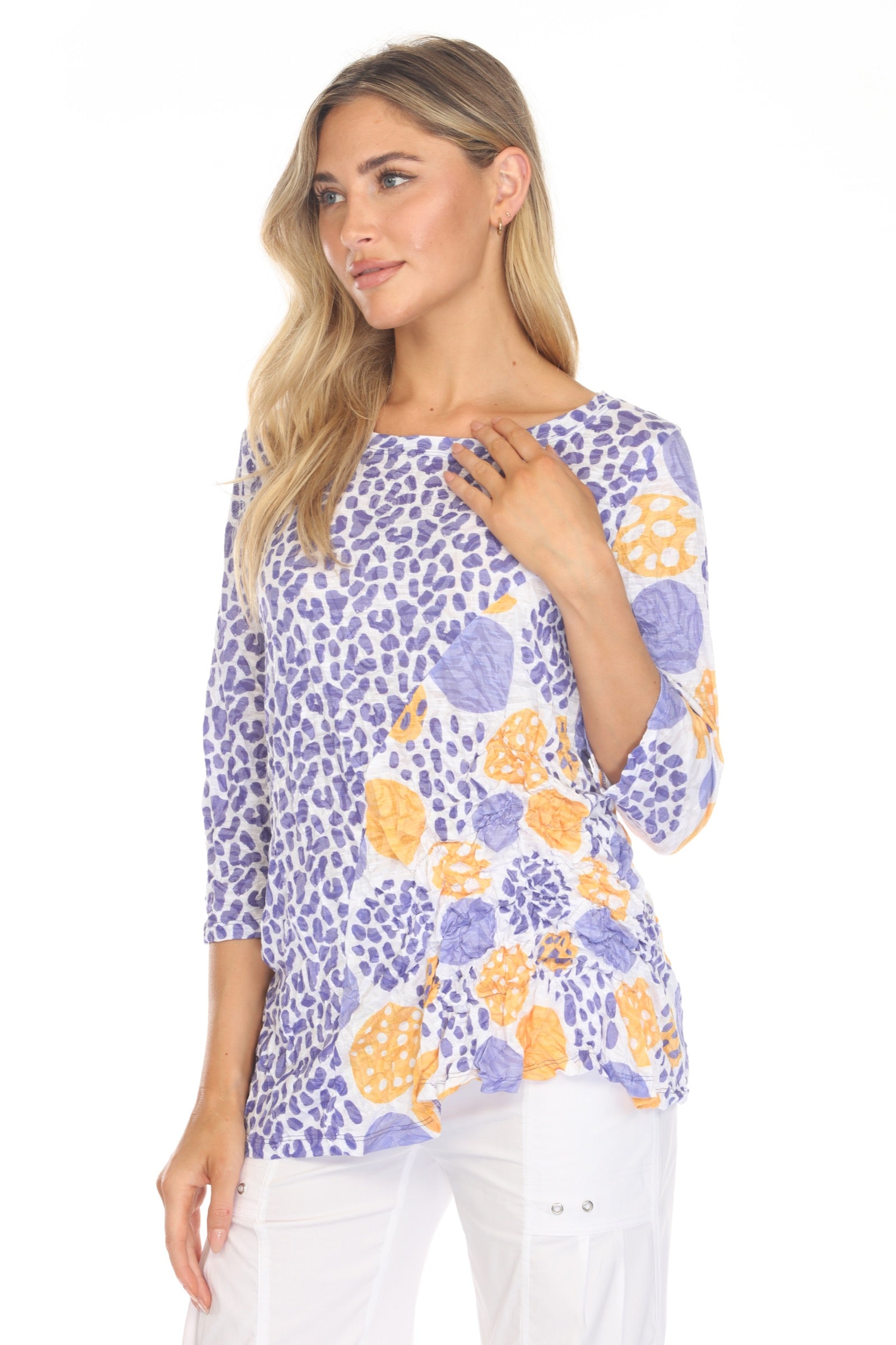 Jolene Top - Citrus Spots - CARINE