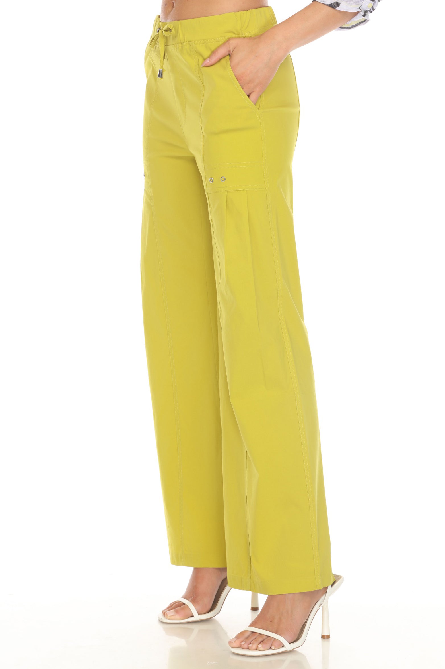 Wide Leg Drawstring Pant - CARINE