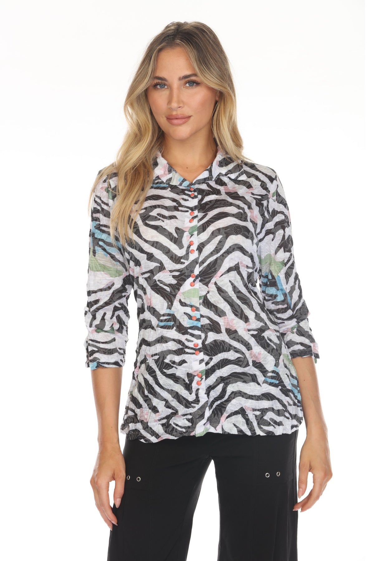 Sabrina Shirt - Stripe Splash - CARINE
