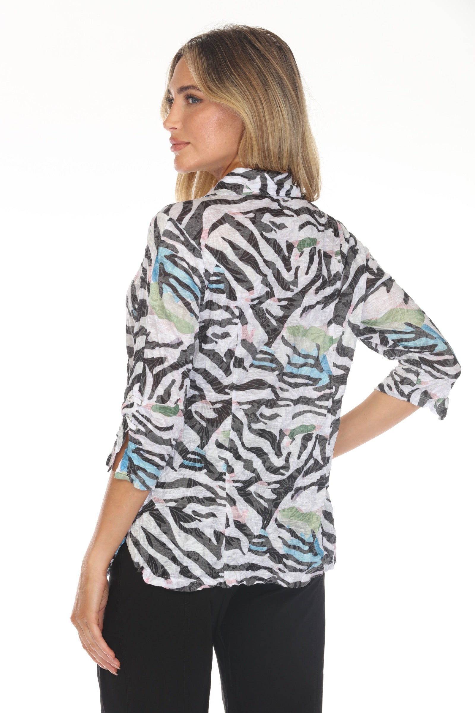 Sabrina Shirt - Stripe Splash - CARINE