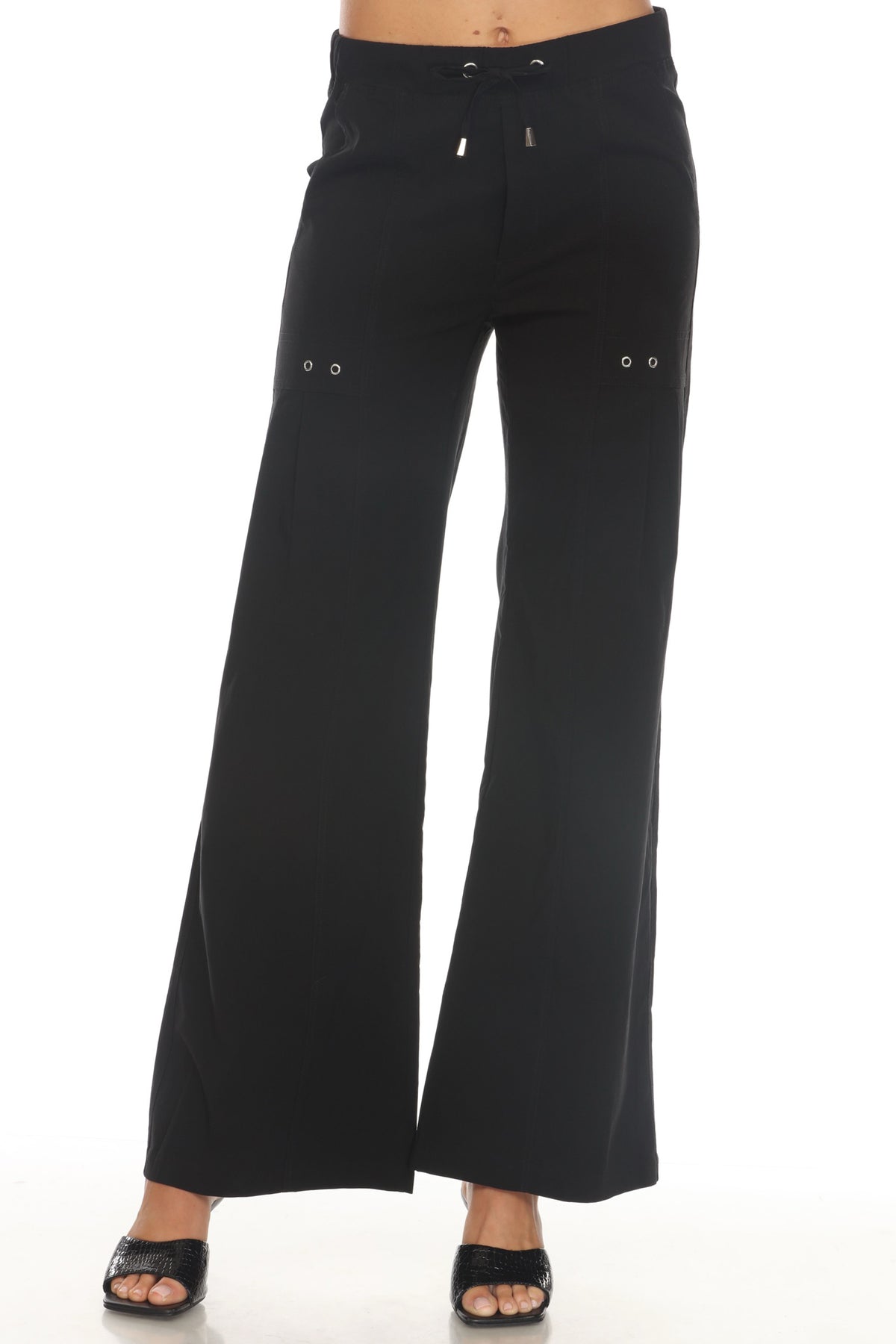 Wide Leg Drawstring Pant - CARINE