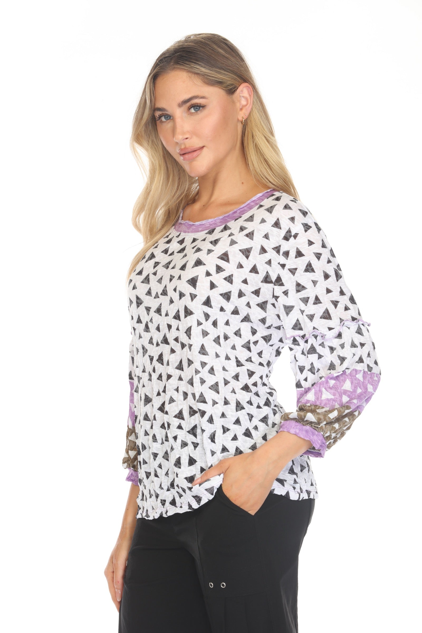 Carla Top - Lilac Mix - CARINE
