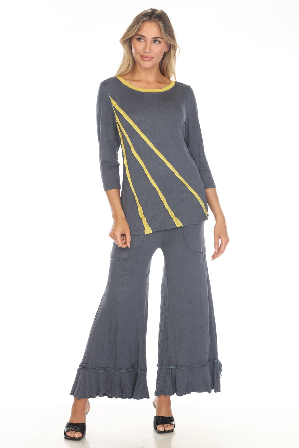 Patch Crop Pant (Luxe) - CARINE