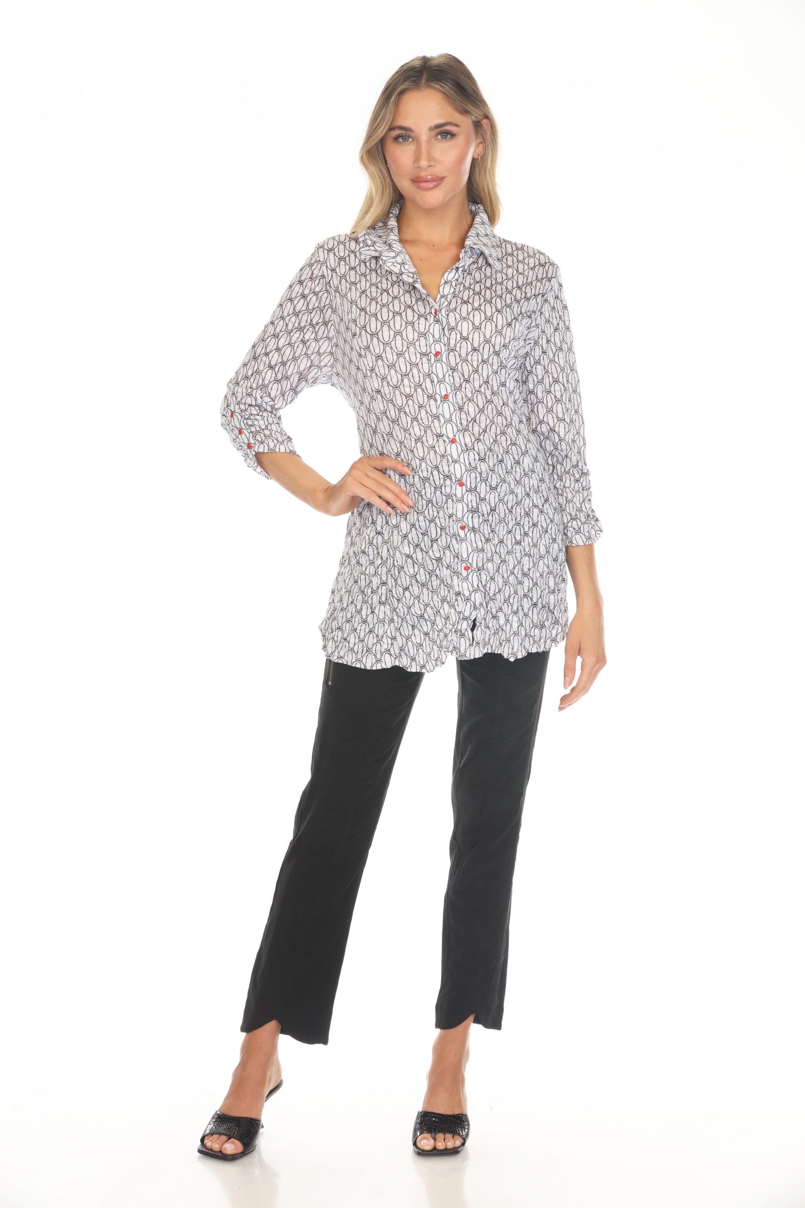 Selena Shirt - Chrome Link - CARINE