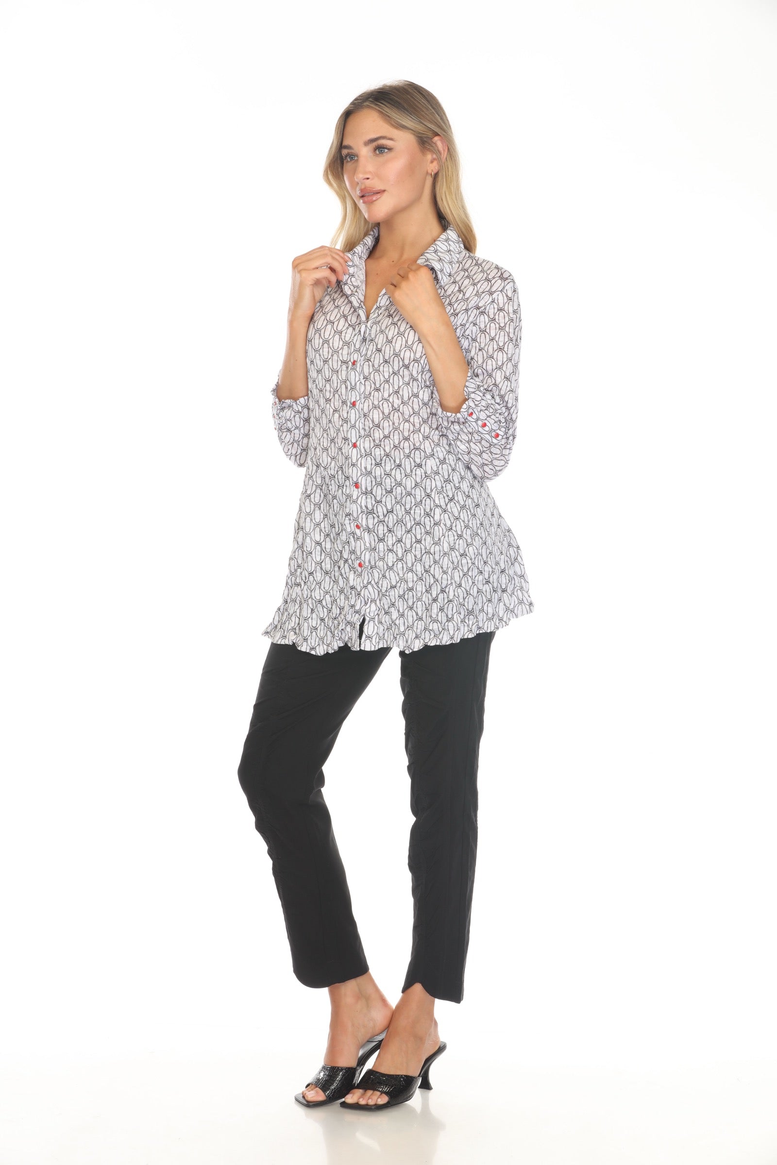 Selena Shirt - Chrome Link - CARINE