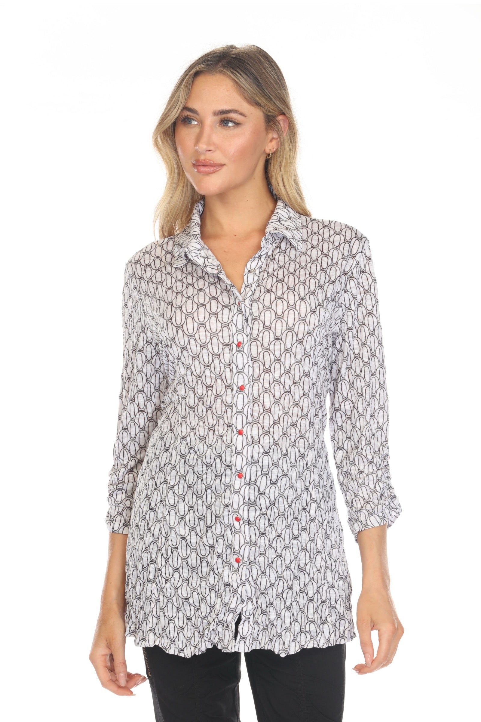 Selena Shirt - Chrome Link - CARINE