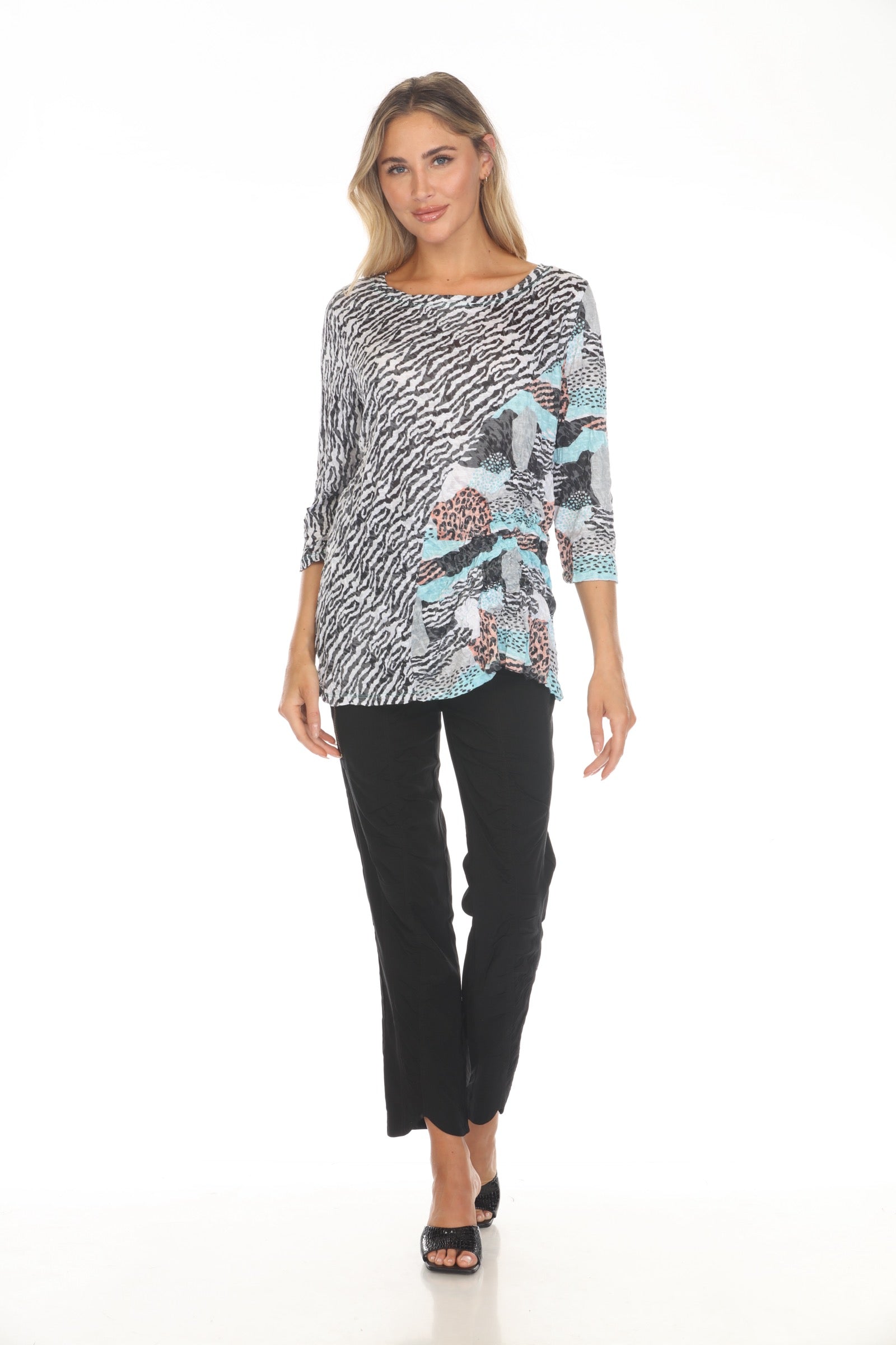 Jolene Top - Mint Safari - CARINE