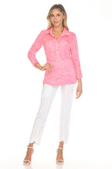 Sienna Shirt w/ Color Buttons - CARINE