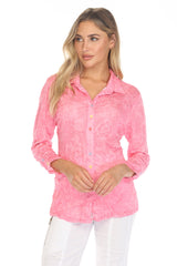 Sienna Shirt w/ Color Buttons - CARINE