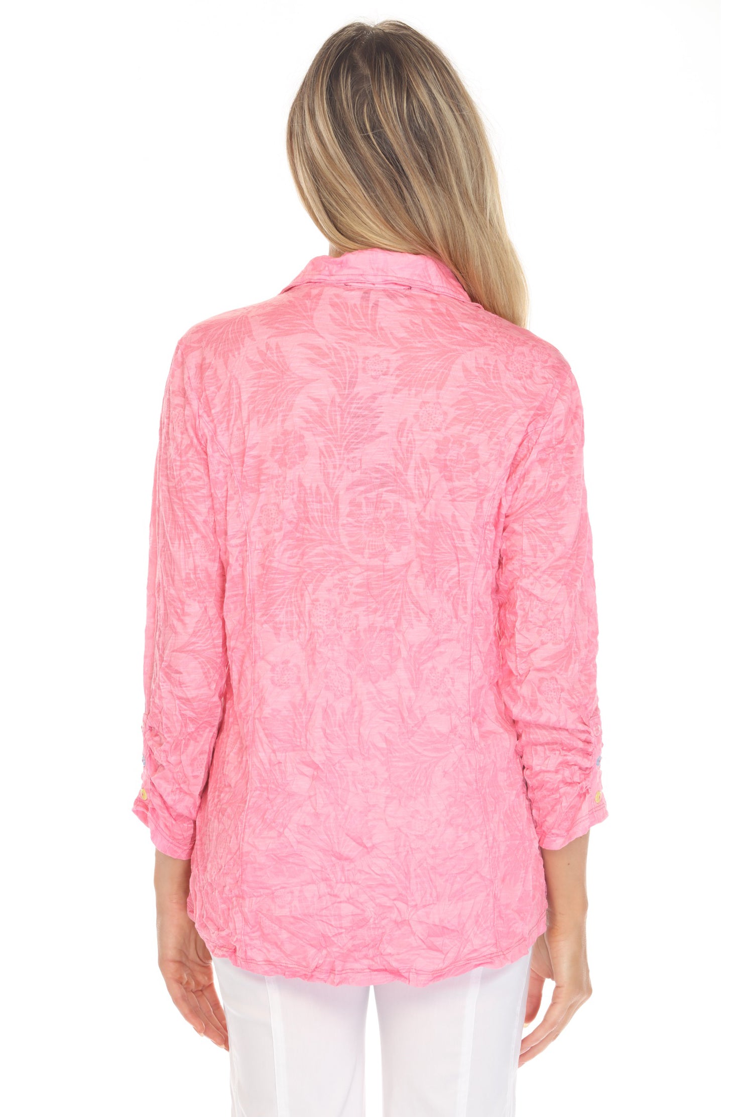 Sienna Shirt w/ Color Buttons - CARINE