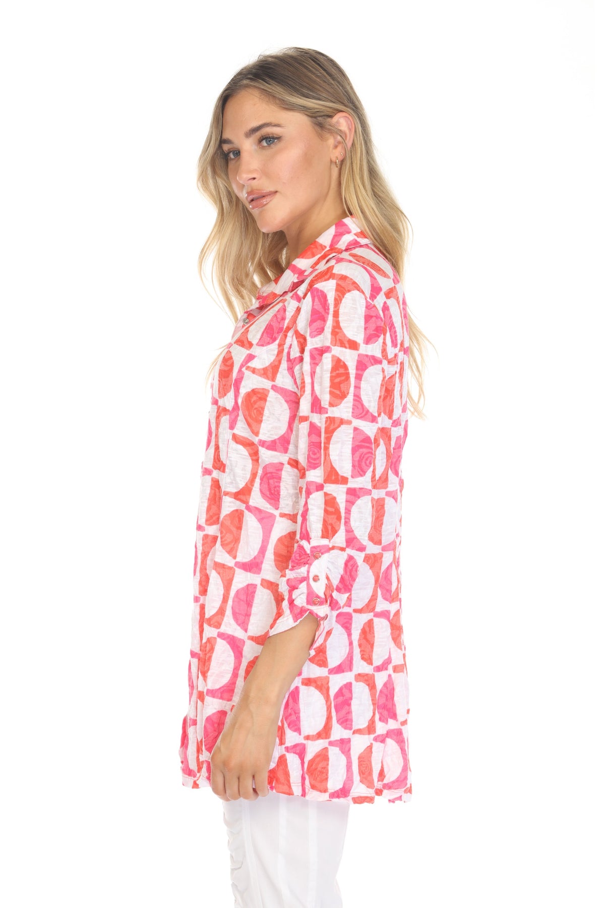 Selena Shirt - Modern Pink - CARINE