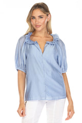 Petal Ruffle Top - CARINE