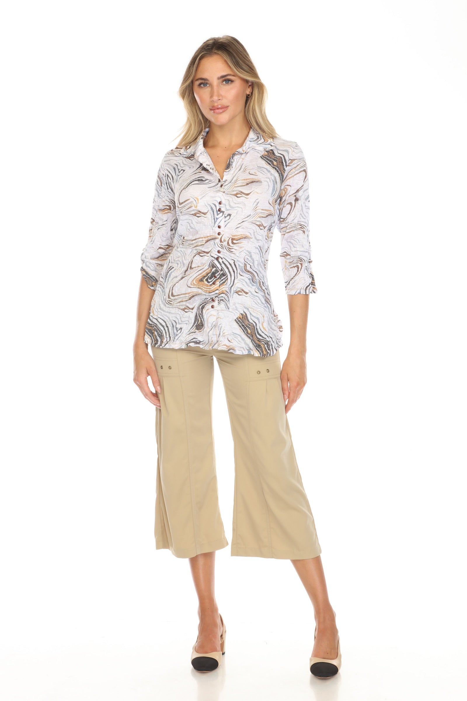 Sabrina Shirt - Desert Breeze - CARINE