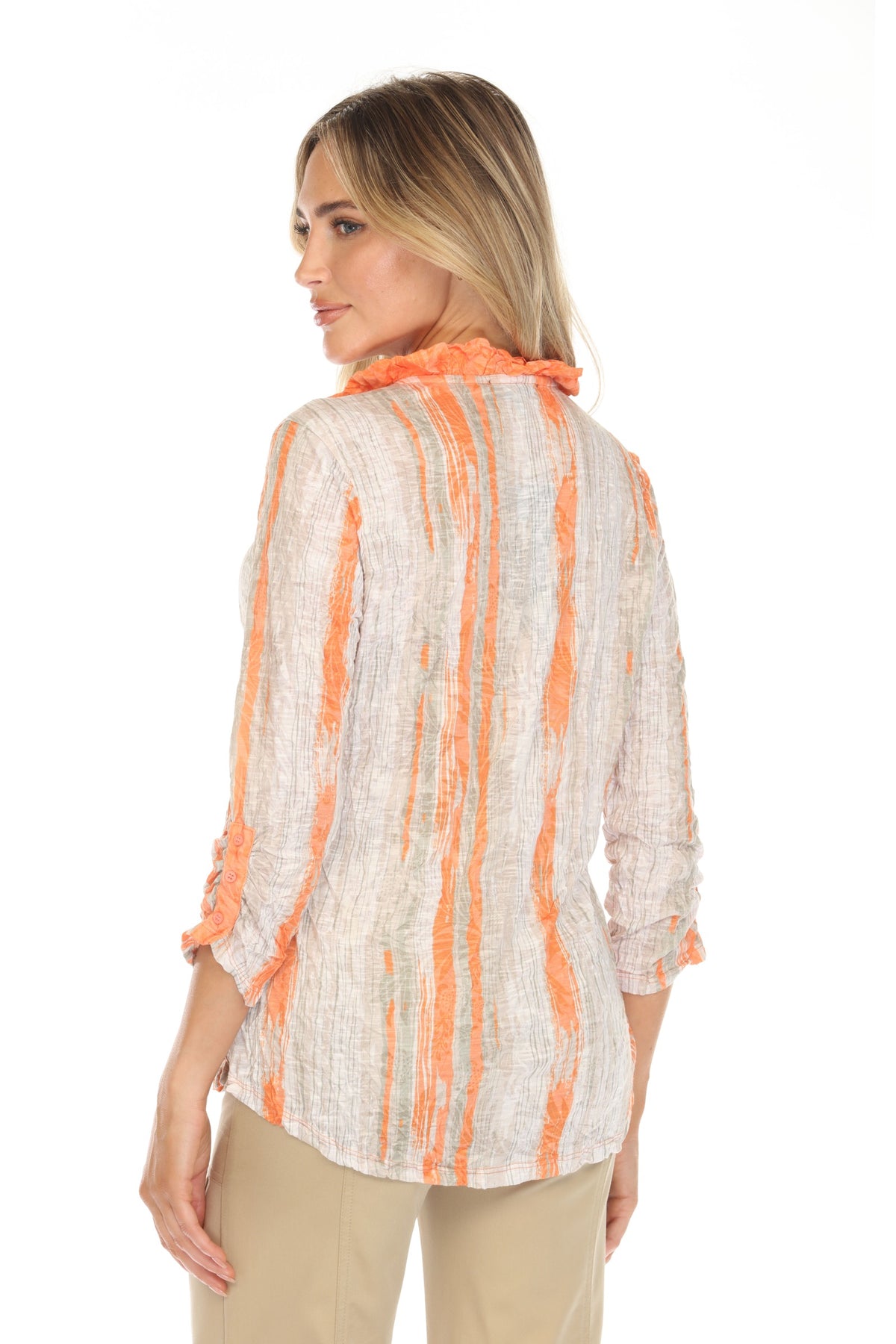 Caela Top - Citrus Strands - CARINE