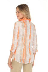 Caela Top - Citrus Strands - CARINE