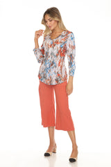 V-Neck Top - Ember Haze - CARINE
