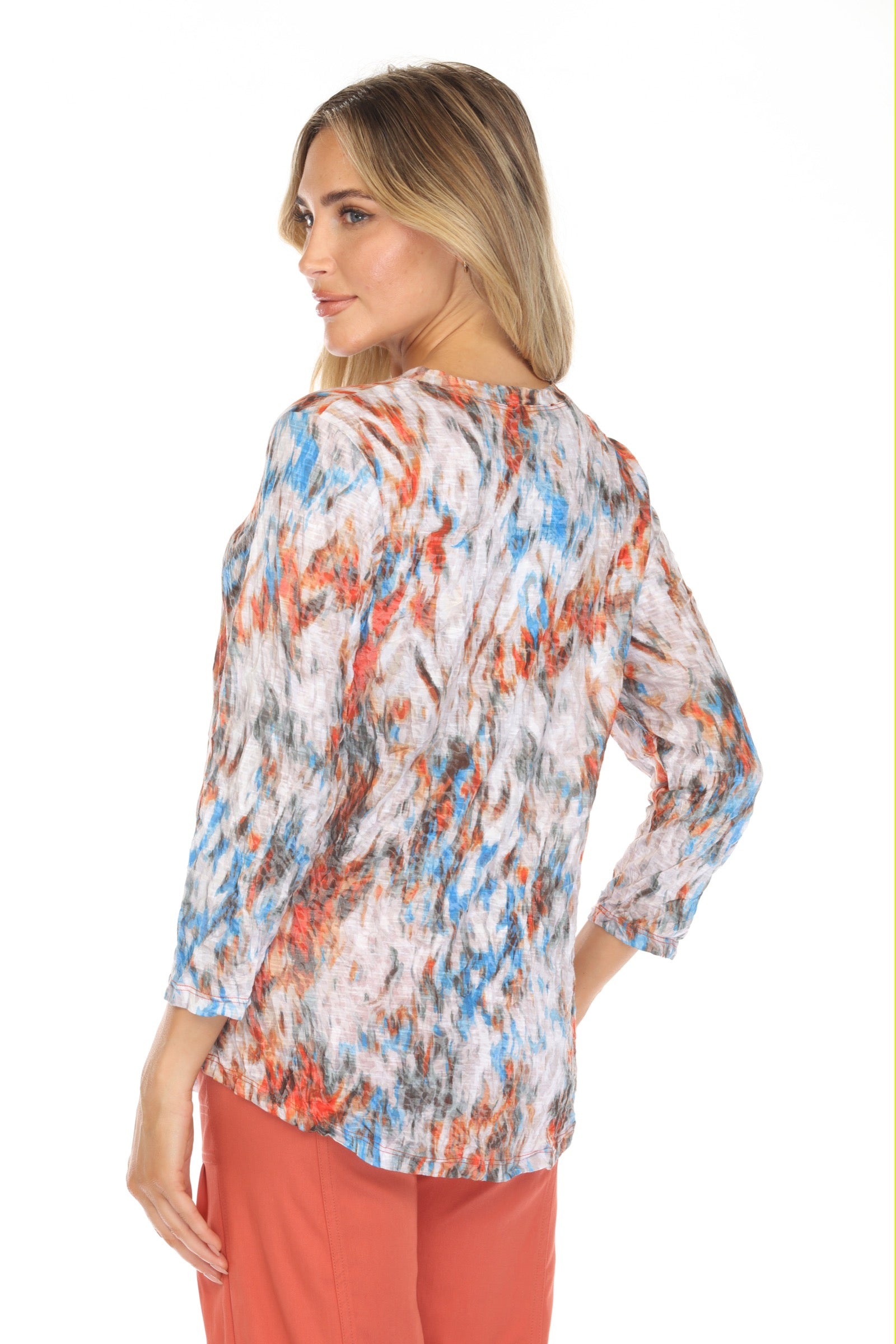 V-Neck Top - Ember Haze - CARINE