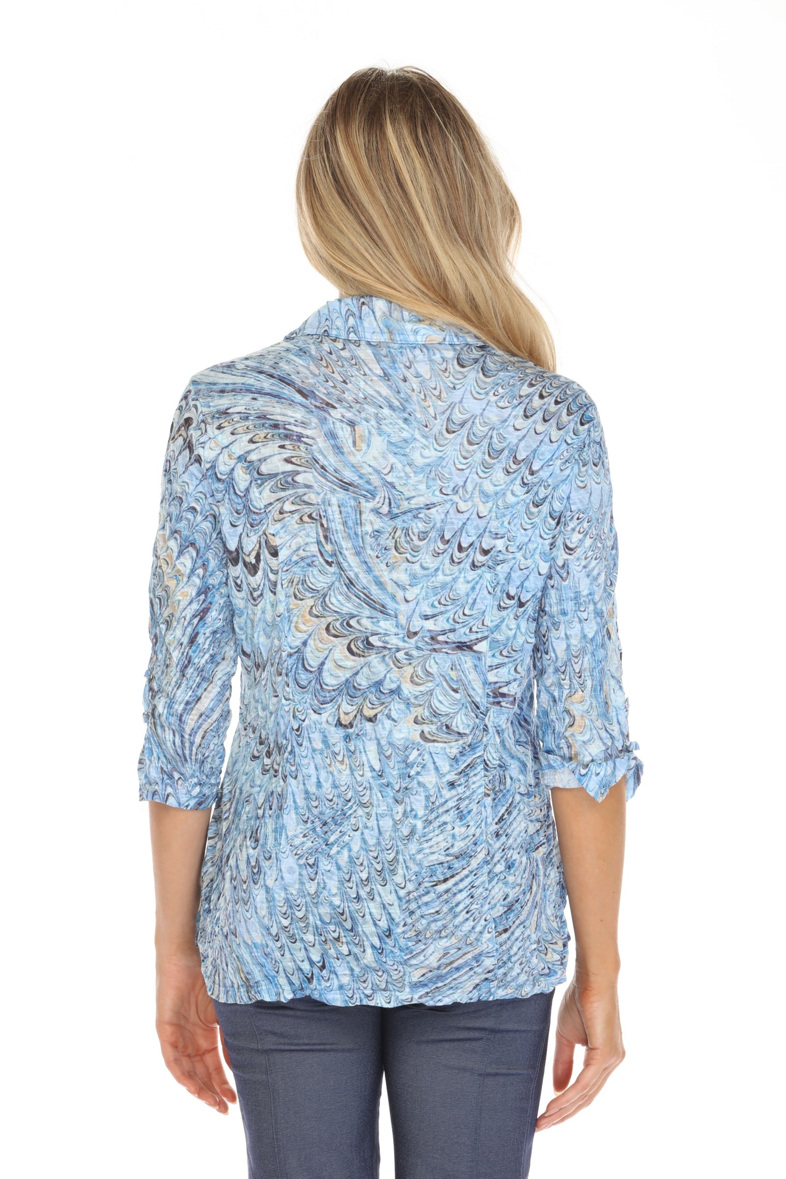 Sabrina Shirt - Tidal Drift - CARINE