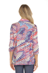 Sabrina Shirt - Violet Burst - CARINE