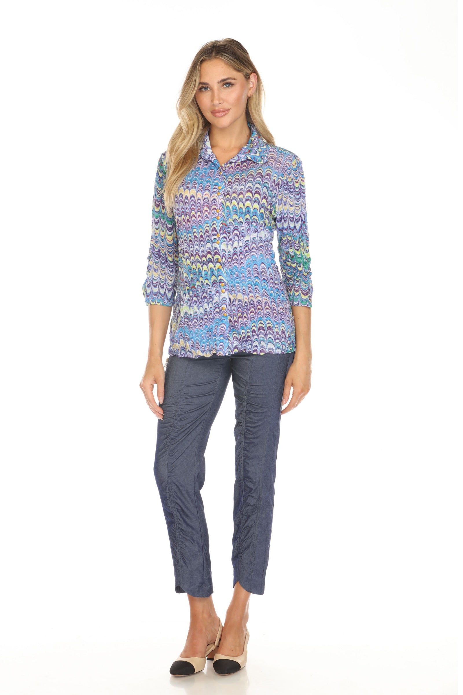 Sabrina Shirt - Mystic Plume - CARINE