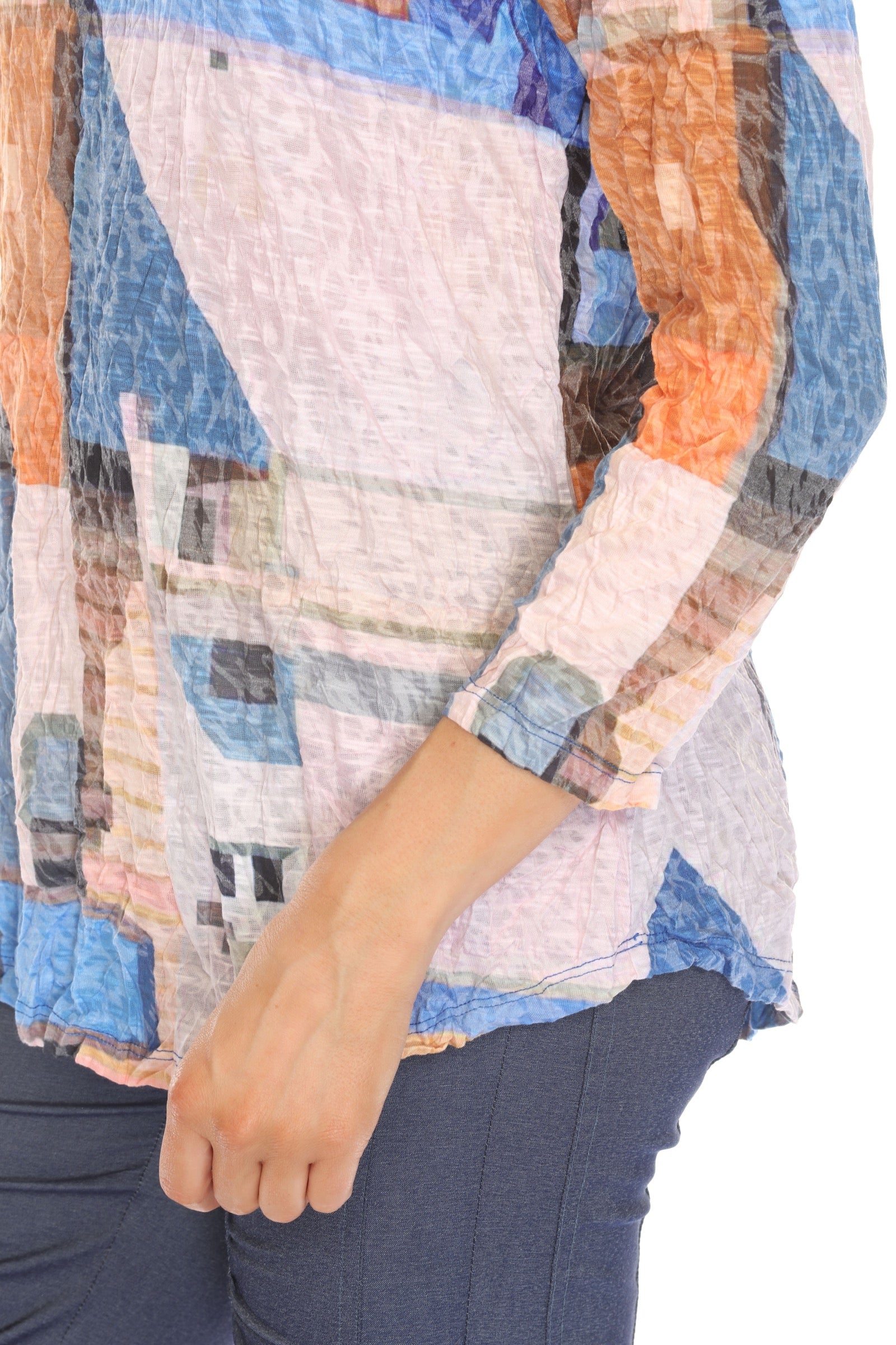 V-Neck Top - Painted Pueblo - CARINE
