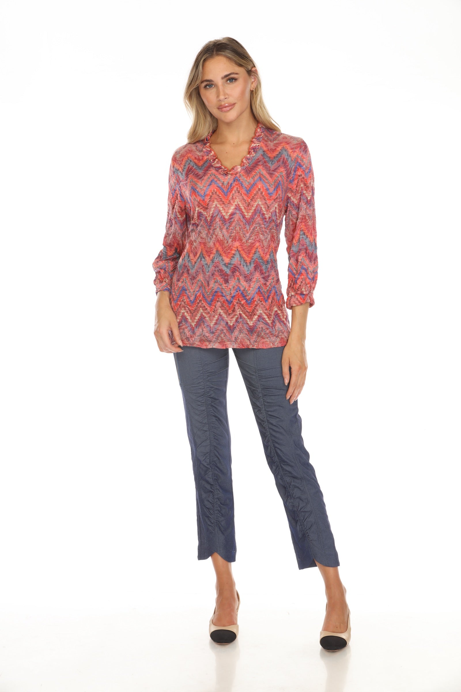 Ella Top - Crimson Pulse - CARINE