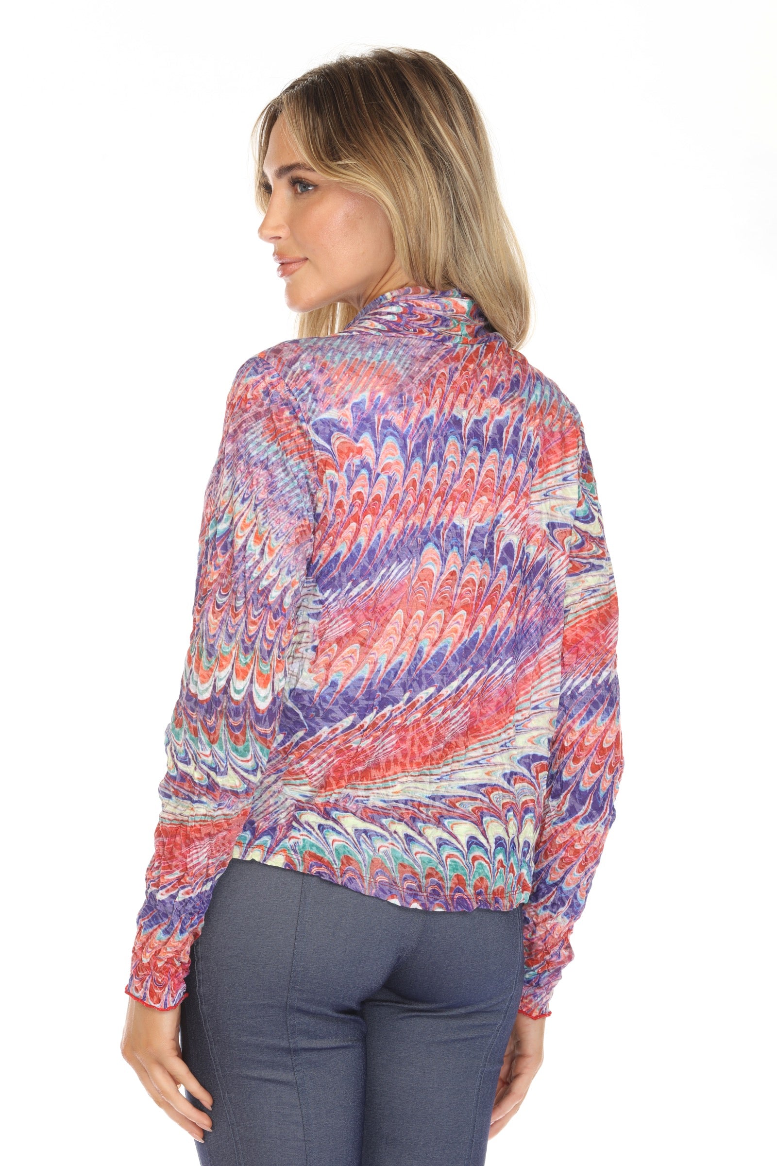 Claire Cardigan - Violet Burst - CARINE