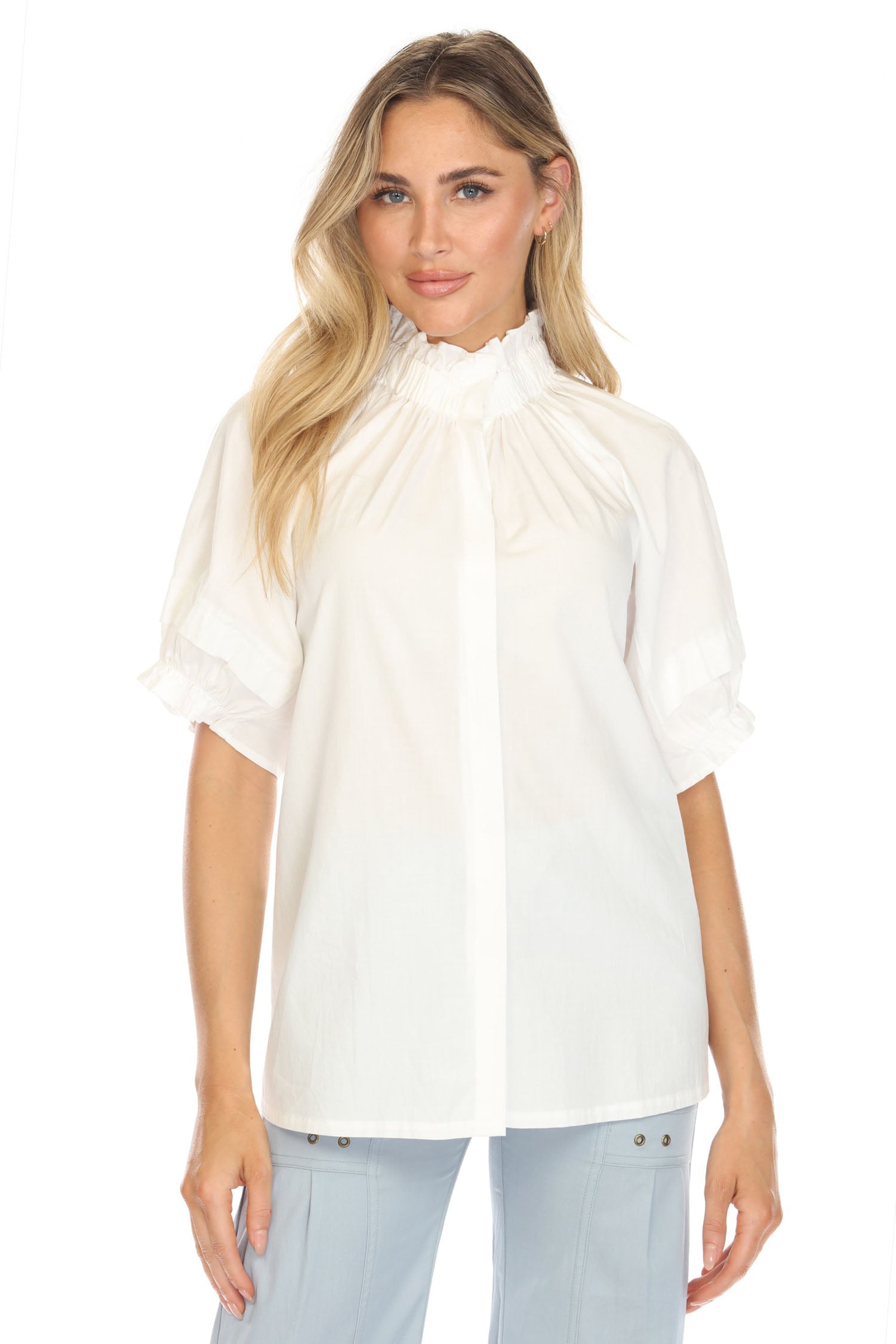 Grace Gathered Blouse - CARINE
