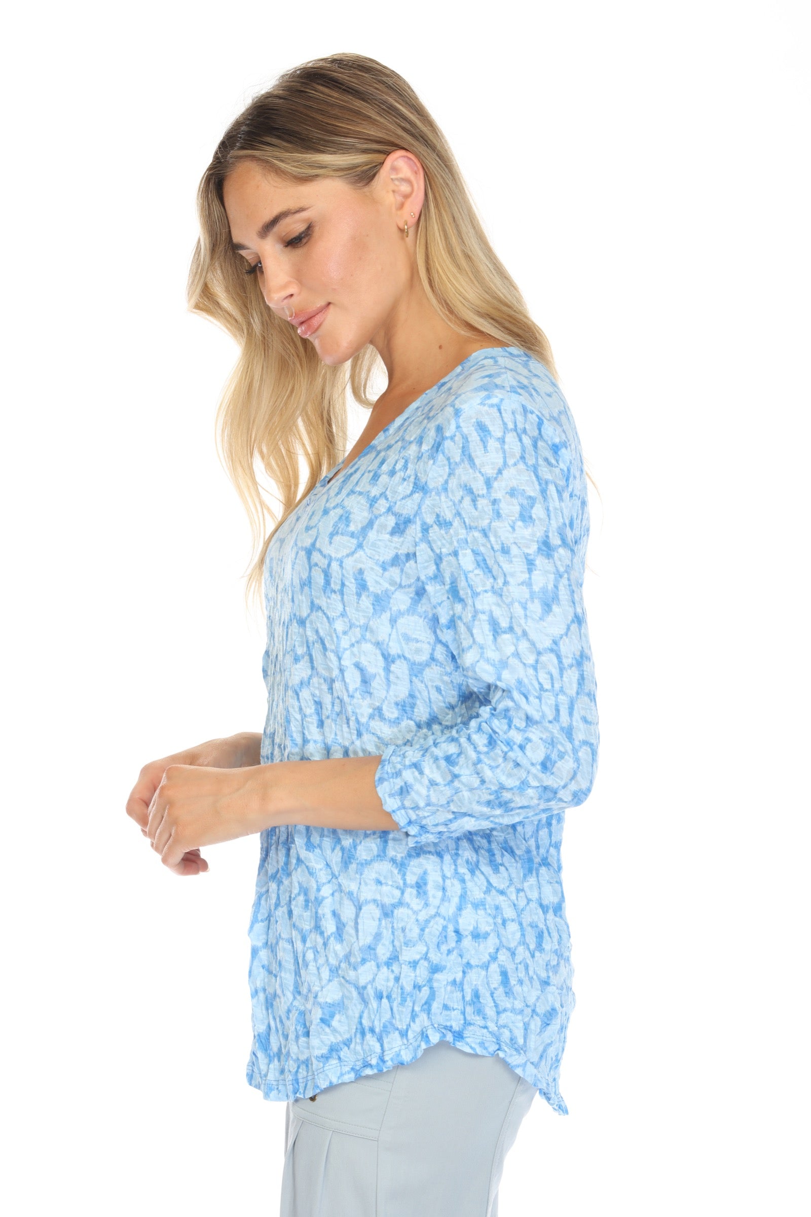 V-Neck Top - Arctic Spots - CARINE