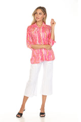 Sabrina Shirt - Pink Flame - CARINE