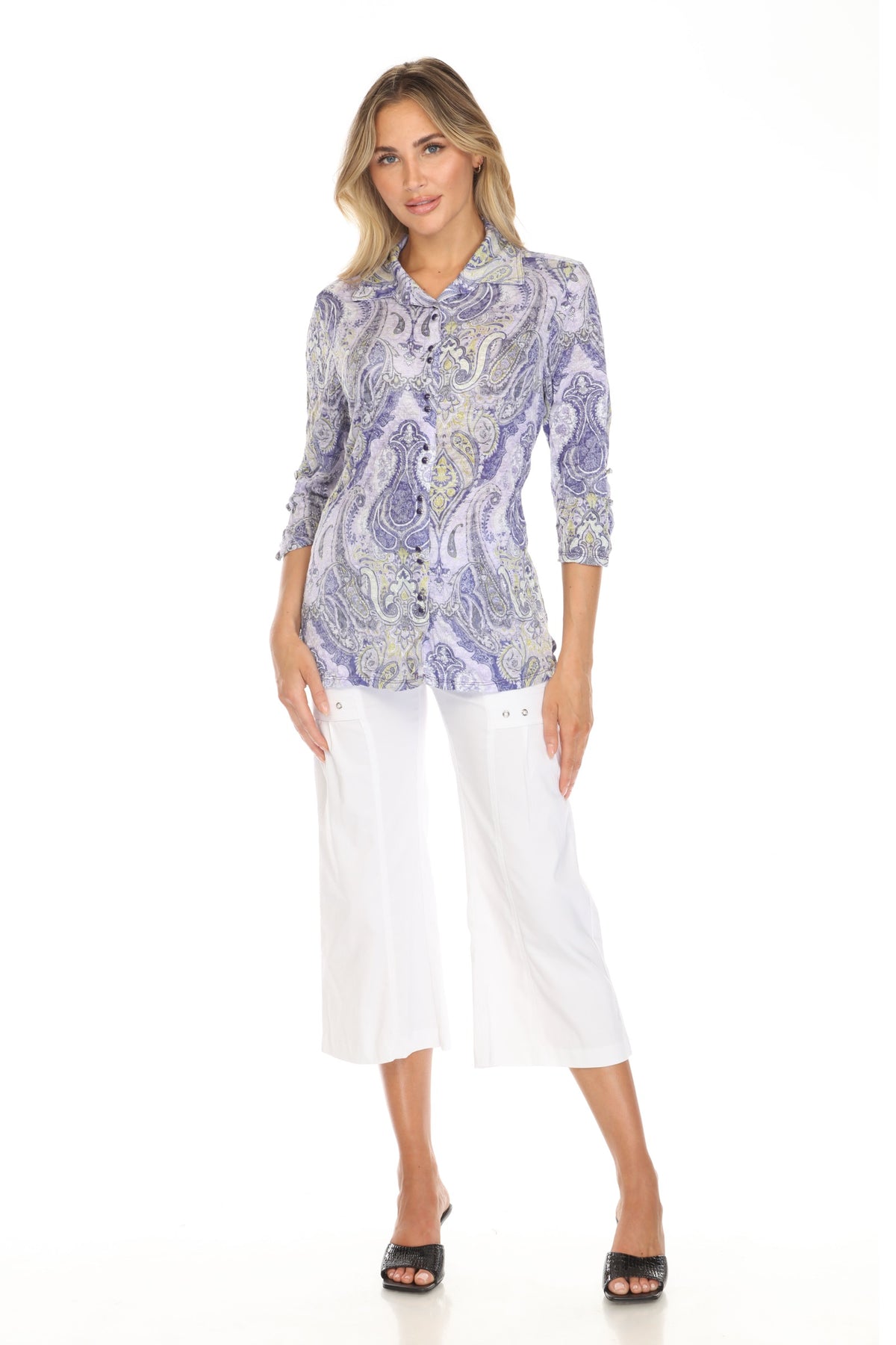 Sabrina Shirt - Twilight Paisley - CARINE